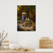 Eine amüsante Fahrt von Hans Zatzka - Poster (Küche)