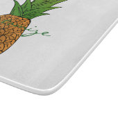 Eine Ananas-Thunder_Cove Schneidebrett (Ecke)
