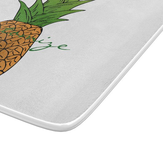 Eine Ananas-Thunder_Cove Schneidebrett (Ecke)