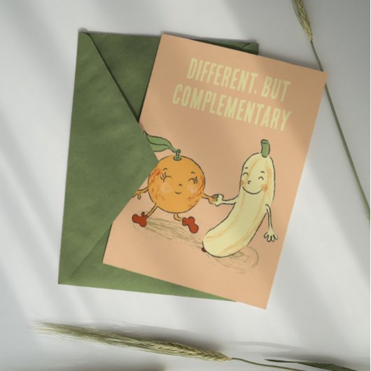 Eine andere, aber ergänzende Valentintagskarte Feiertagskarte