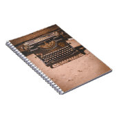 Eine andere alte Schreibmaschine Notizblock (Rechte Seite)