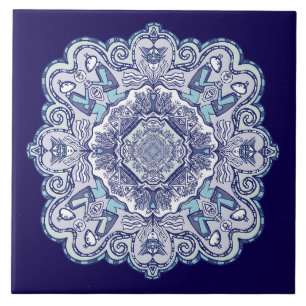 Eine andere blaue China inspiriert Design Keramik  Fliese