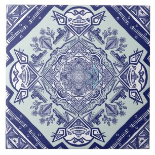 Eine andere blaue China inspiriert Design Keramik Fliese