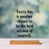 Eine andere Chance Akryling Acrylschild (Neutral)