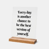 Eine andere Chance Akryling Acrylschild (Winkel)