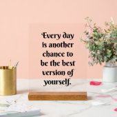 Eine andere Chance Akryling Acrylschild (Hochzeit)