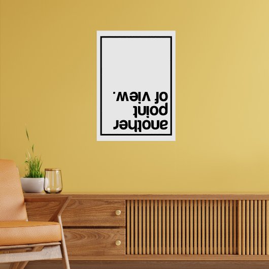 Eine andere Sichtweise Poster (Wohnzimmer 2)