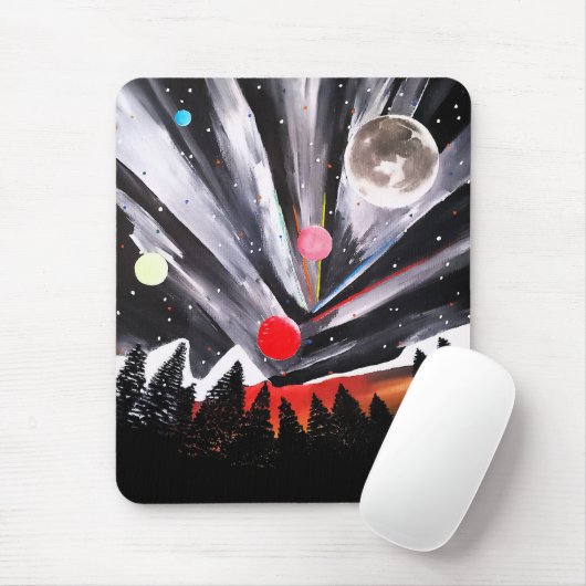 Eine andere Welt, Gemälde von Alfred Fox Mousepad (Mit Mouse)