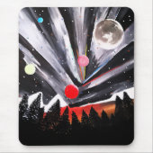 Eine andere Welt, Gemälde von Alfred Fox Mousepad (Vorne)