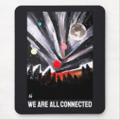 Eine andere Welt Gemälde von Alfred Fox Mousepad (Vorne)