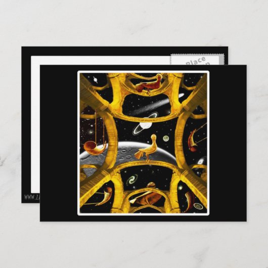 Eine andere Welt Postkarte (Vorne/Hinten)