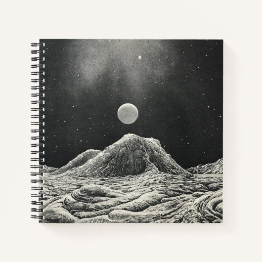 Eine andere Weltraumdarstellung Notizblock (Vorderseite)