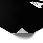 Eine andere wilde Pun Hyenaf schon Tierpun Dark BG Poster (Ecke)