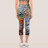 Eine Änderung der Blätter Capri Leggings (Rückseite)