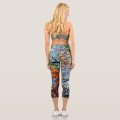 Eine Änderung der Blätter Capri Leggings (Rückseite)