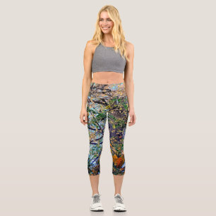 Eine Änderung der Blätter Capri Leggings