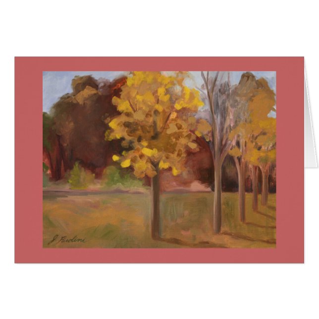 Eine Andeutung der Herbstkarte (Vorderseite (Horizontal))