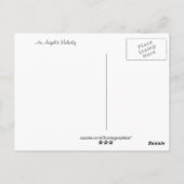 Eine Angelic Melody Postcard Postkarte (Rückseite)