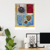 Eine angenehme Überraschung ist für Sie da. Poster (Heimbüro)