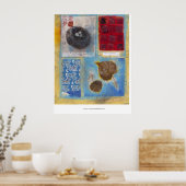 Eine angenehme Überraschung ist für Sie da. Poster (Küche)