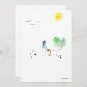 Eine angenehme Wanderkarte (Vorne/Hinten)