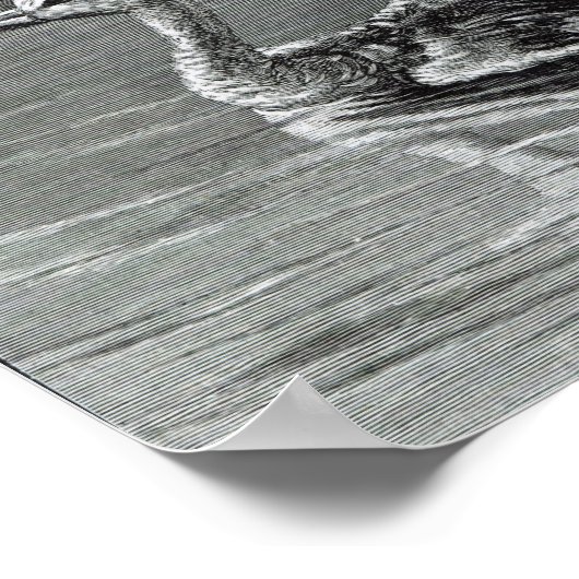 Eine ängstliche Mutter Poster (Ecke)