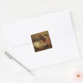 Eine ängstliche Stunde Quadratischer Aufkleber (Umschlag)