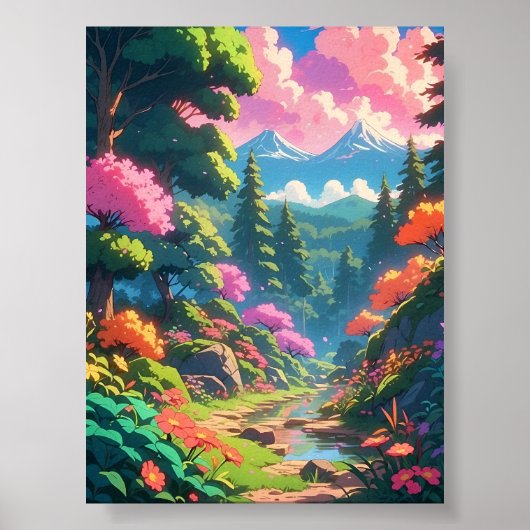 Eine Anime-Reise durch die Natur Poster (Vorne)