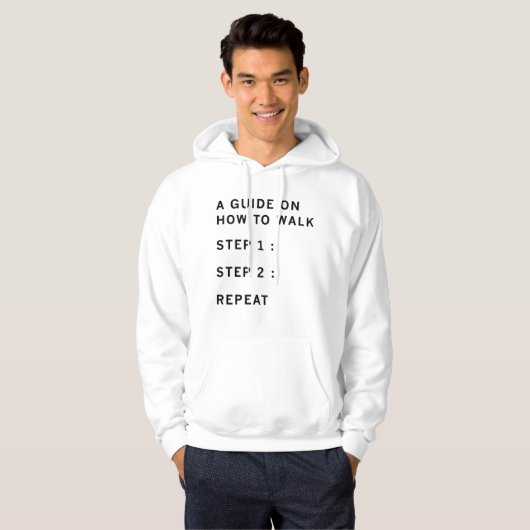 Eine Anleitung zum Gehen Hoodie (Vorne ganz)