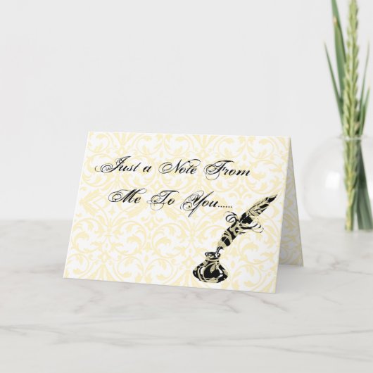 Eine Anmerkung für Sie…. Karte (Vorderseite)