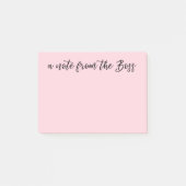 Eine Anmerkung vom kundenspezifischen Hintergrund Post-it Klebezettel (Vorderseite)