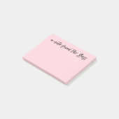 Eine Anmerkung vom kundenspezifischen Hintergrund Post-it Klebezettel (angewinkelt)