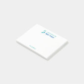 Eine Anmerkung vom Musik-Lehrer-personalisierten Post-it Klebezettel (angewinkelt)