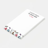 Eine Anmerkung vom Post-it Klebezettel (angewinkelt)