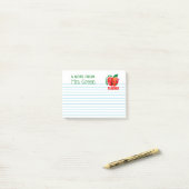 Eine Anmerkung vom Weltbesten Lehrer Post-it Klebezettel (Auf Schreibtisch)