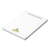 Eine Anmerkung von der Lehrer-Notiz-Auflage Notizblock (Rotiert)