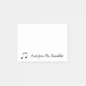 Eine Anmerkung von einem Musiker Post-it Klebezettel (Vorderseite)