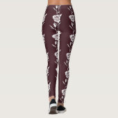 Eine Anordnung minimalistischer Rosen in einer Lin Leggings (Rückseite)