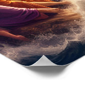 Eine Ansammlung von Soulen in einem Raum Poster (Ecke)