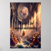 Eine Ansammlung von Soulen in einem Raum Poster (Vorne)