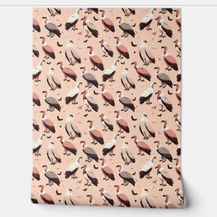 Eine Ansammlung von Vultures Pattern Tapete