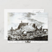 Eine Ansicht der Stadt und des Schlosses von Postkarte (Vorne/Hinten)