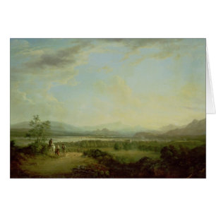 Eine Ansicht der Stadt von Stirling auf dem River