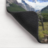 Eine Ansicht des Bergs Fitz Roy Mousepad (Ecke)