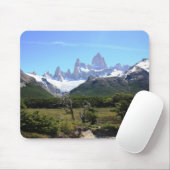 Eine Ansicht des Bergs Fitz Roy Mousepad (Mit Mouse)