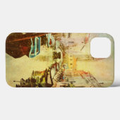 Eine Ansicht des Kanals mit Booten und Gebäude Case-Mate iPhone Hülle (Rückseite (Horizontal))