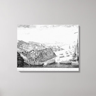 Eine Ansicht des Nehmens von Quebec Leinwanddruck