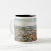 Eine Ansicht des Nehmens von Quebec Zweifarbige Tasse (Vorderseite Links)