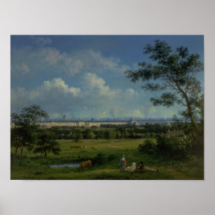 Eine Ansicht des Parks des Regenten Poster