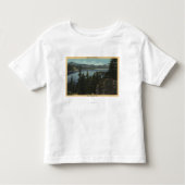 Eine Ansicht des Sees vom Schloss-Felsen Kleinkind T-shirt (Vorderseite)